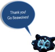 Thank you! Go Seawolves! 