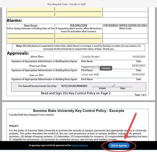 Key request faculty/staff step 16c