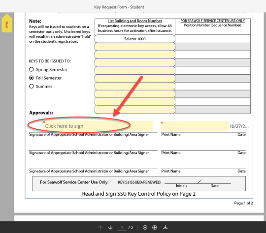 student key request step 10b