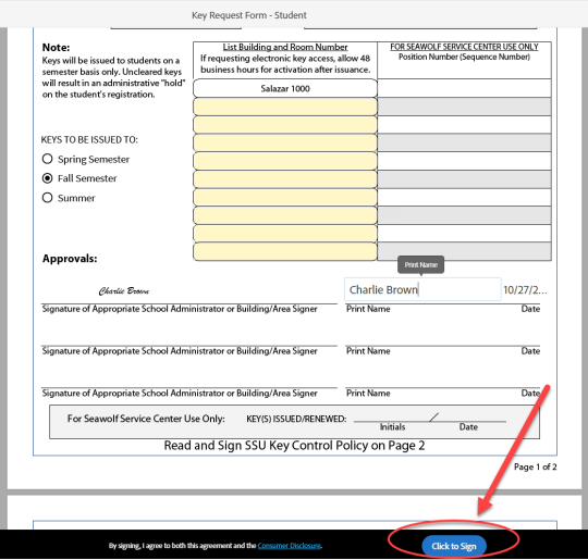 student key request step 10c