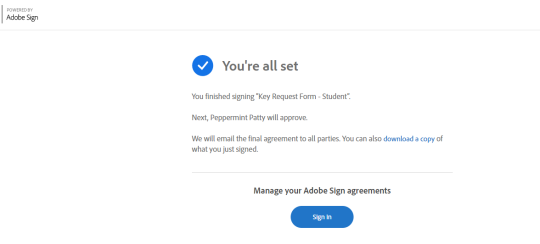 Student key request step 11