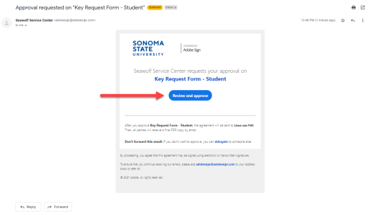 student key request step 12
