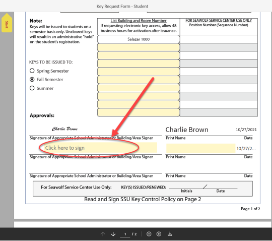 student key request step 13b