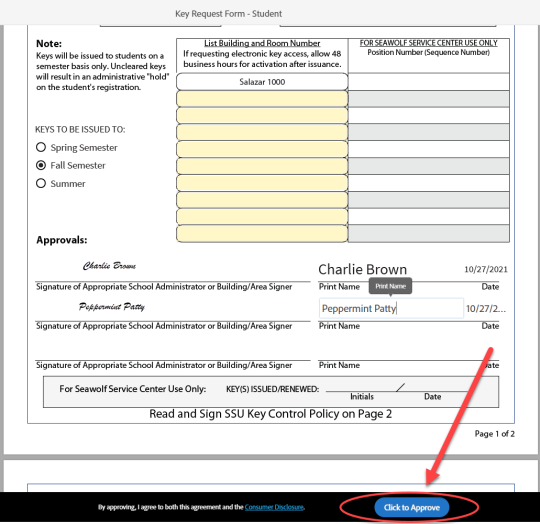 student key request step 13c