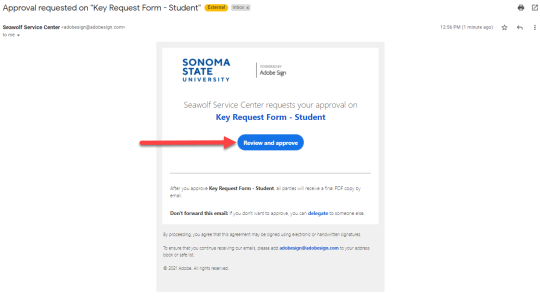 student key request step 15